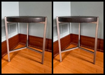 Modern Pair Of Side Tables