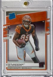 Tee Higgins RC 2020 Panini Donruss 'Rated Rookie Acetate Insert