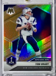 Tom Brady 2021 Panini Mosaic 'Super Bowl MVPs' Honeycomb Prizm Parallel - Very Rare -