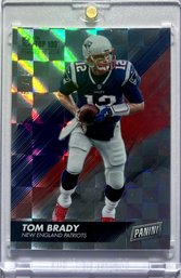 Tom Brady 2018 Panini Day 'Top 100 Checkerboard Hyper Prizm SSP/99