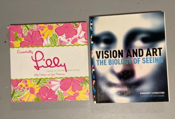 Two Coffee Table Books  -- Essentially Lily And Vision And Art