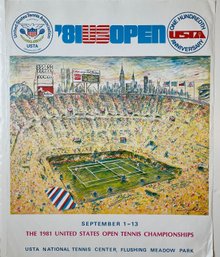 US Open 100 Year Anniversary Poster By Kamil Kubik