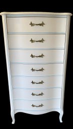 A 1960s  French Provincial White Lingerie Chest