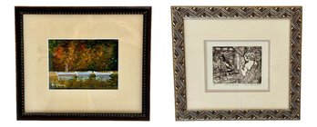 Val McGann 3 Boats And Boola Boola Framed Art