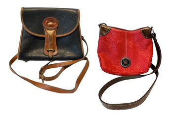 Two Vintage Dooney & Bourke Crossbody Bags