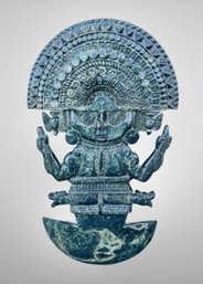 Peruvian God Carved In Granite
