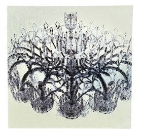 LARGE 48' X 48' Chandelier On Canvas