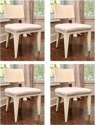 Set Of 4 Lorin Marsh Ingot Side Chairs