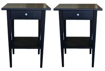 Pair Of Ikea Hemnes One Drawer Night Stands