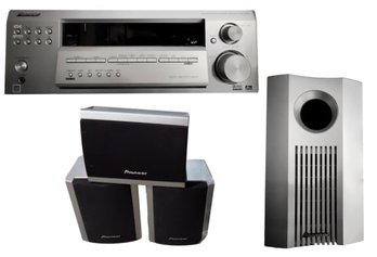 Pioneer Audio/Video Multi-Channel Receiver (Model No. VSX-D414), Subwoofer (Model No. S-FCRW240B-S) And More