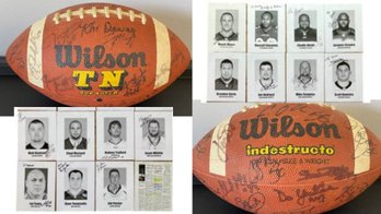 Loads Of NFL Autographs - 2002 Walter Camp Ephemera & Wilson Football