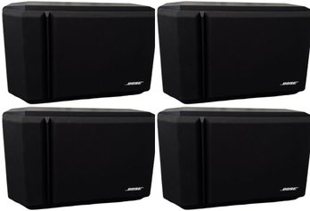 Set Of Four Bose 201 Series IV Direct Reflecting Bookshelf Speakers