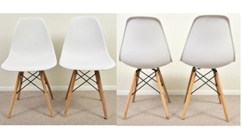 Set Of Four Mid-century Modern Style Dining Chairs