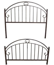 Wrought Iron Queen Size Headboard And Footboard