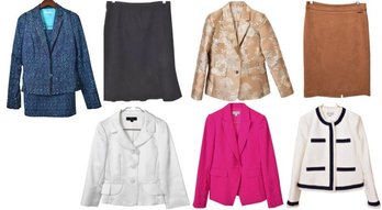 Collection Of Tahari Clothing - A Suit, Skirts And Blazers (size 4)