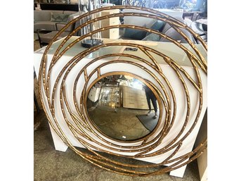 Stunning Interlude Home Spiral Twig  Convex Mirror