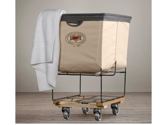 Restoration Hardware - Dandux Canvas Elevated Basket Cart (1 Of 2)