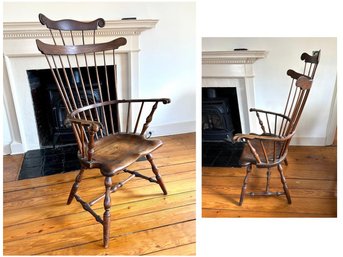 Vintage Windsor Armchair, Attributed To Fredrick Duckloe