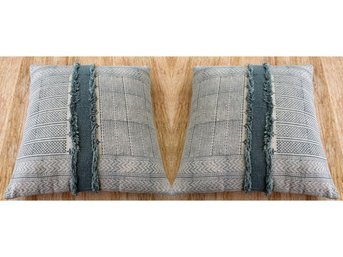 Pair Of Boho Chic Floor Pillows