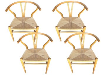 Design Within Reach Wishbone Chairs - Set Of 4