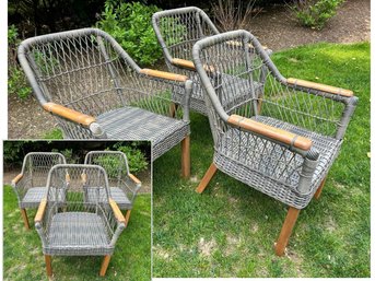 Set Of 6 Broyhill Outdoor Chairs