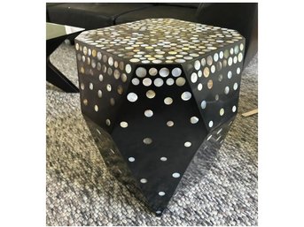 Fun Side Table With Inlay Dots