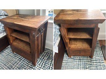 Pair Of Open Bedside Tables With Drawer - Rehab Project