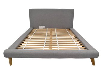 Like NEW West Elm Mod Upholstered Bed - King