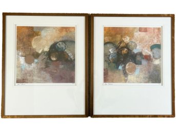 Pair Of Framed Prints - Dots