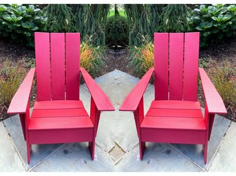 Pair Of LOLL Adirondack Chairs - Retail $795 Each