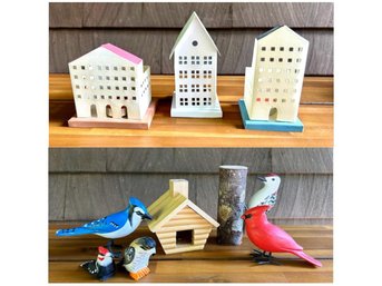 Bird And Birdhouse Miniatures