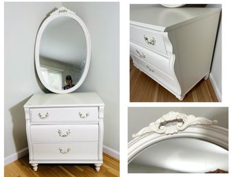 REHAB PROJECT - Coordinating Side Table And Mirror