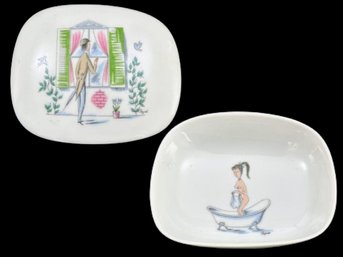 Raymond Peynet For Rosenthal 'Peeping Tom' Covered Dish- MCM