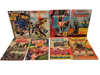 (8) Vintage 12 Cents  Comic Books.