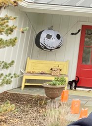 Collection Of Halloween Decor - Inflatable Jack Skeleton Head, Jack Olantern Usb Powered Lights And More