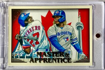 2019 Topps Gallery  Vlad Guerrero Jr/Vlad Guerrero Sr. 'Master & Apprentice' Vlad Jr. Insert Rookie