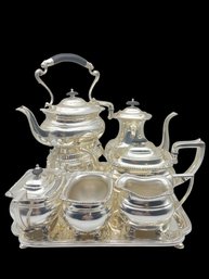 Beautiful International Silver, Silver Plated Tea Set.