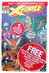 1991 Marvel Comics X-FORCE #1 Bagged Sealed With Shatterstar Card