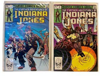 1982,indiana Jones Comic Books #1 & #2.