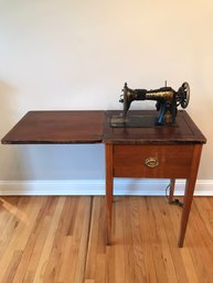 Antique Shaker Style Singer Sewing Machine Table