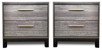 A Pair Of Modern Nightstands