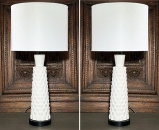 A Pair Of Modern Designer Ceramic Lamps