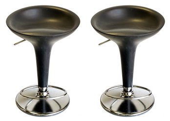 A Set Of 2 Magis Bombo Swivel Stools