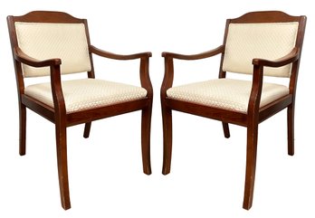 A Pair Of Attractive Arm Chairs By Fairfield Furniture