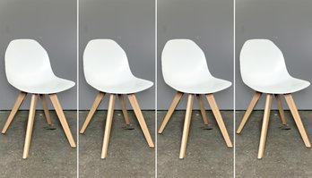 A Set Of 4 Italian Modern Dining Chairs By Marcello Ziliani