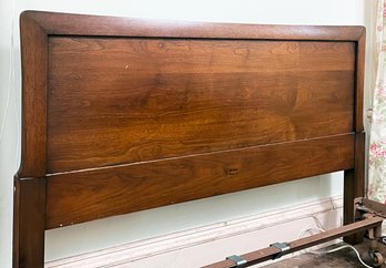 A Vintage Mid Century Mahogany Full Headboard, 'Heritage' By Henredon