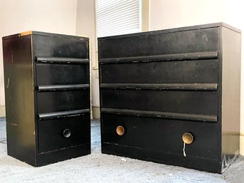 A Vintage Modern Nightstand And Dresser