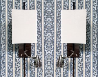 A Pair Of Vintage Modern Plug And Play Wall Sconces - Ambient AND Task Light