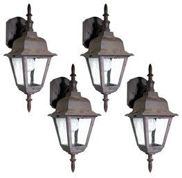 A Set Of 4 Outdoor Lanterns