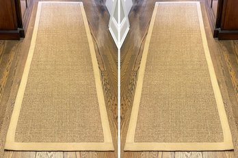 A Pair Of Sisal Runners (see All Photos For Measurements)